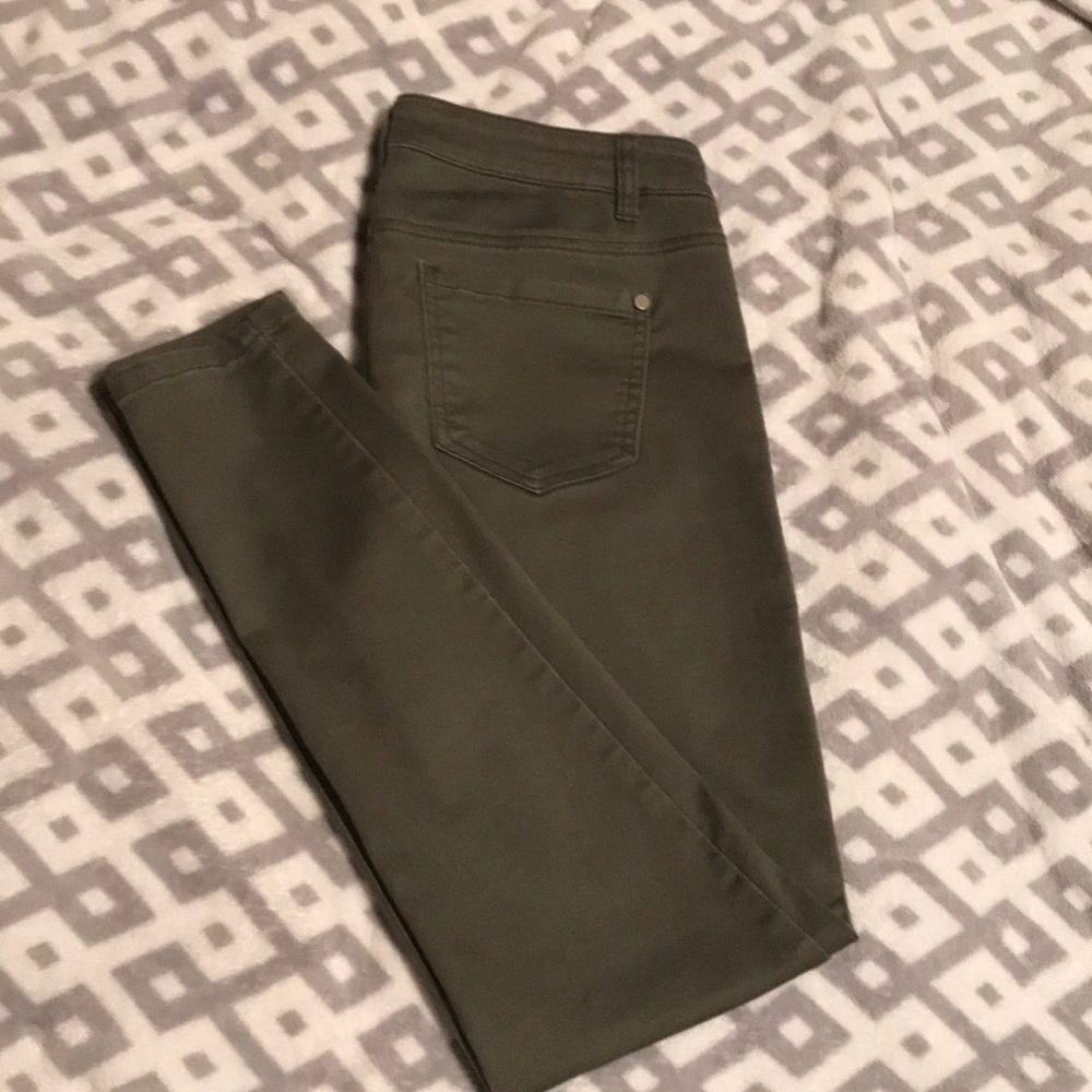 Olive Green Skinny Jeans